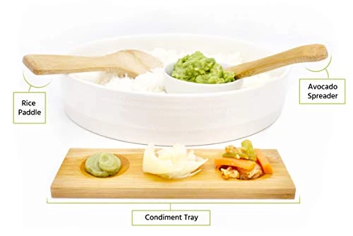 Sushi And Maki Making Kit - With Sushi Rolling Mat, Bamboo Maki Mold And Japanese Sauce Tray. Plus Chopsticks And Spreader Paddles. The Set For Sushi Lovers. 4 Sushi And Maki Making Kit - With Sushi Rolling Mat, Bamboo Maki Mold And Japanese Sauce Tray. Plus Chopsticks And Spreader Paddles. The Set For Sushi Lovers. - Image 4