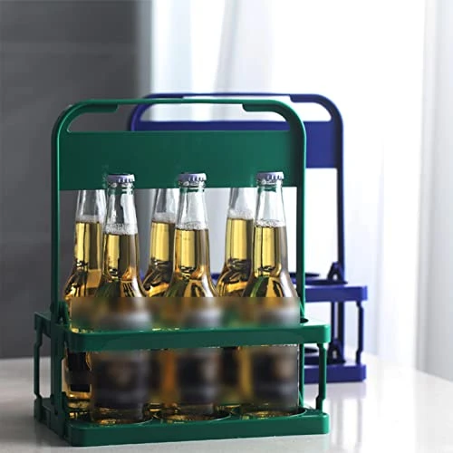 Foldable Plastic Drink Carrier,Plastic Beer Portable Holder,Foldable Plastic Beer Bottle Carrier For Outdoor BBQ Picnic 4 Foldable Plastic Drink Carrier,Plastic Beer Portable Holder,Foldable Plastic Beer Bottle Carrier For Outdoor BBQ Picnic - Image 4