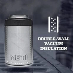 Yeti Rambler 12 Oz. Colster Can Insulator For Standard Size Cans, Granite Gray -Peugeot Shop 41Td9FpYNRL