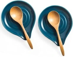 Spoon Rest For Kitchen Countertop Porcelain Spoon Holder For Stove Top Large Holder For Spatula, Spoons Or Tongs, Framhouse Decor, Mothers Day Gifts, Gray -Peugeot Shop 41Tt13CXRML. AC