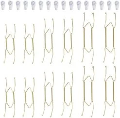 12 Pack Plate Hangers, 8 10 12 Inch Wall Plate Hangers And 16 Pack Wall Hooks, Compatible 7.5 To 12.5 Inch Decorative Plates, Antique China, Antique Plates And Arts -Peugeot Shop 41Tu2dkQBzL. AC