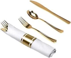Pre-Rolled Napkin And Cutlery Set - White Napkins And Silver Heavy-Weight Plastic Silverware With Napkin Band Set - 30-Pack 29 Pre-Rolled Napkin And Cutlery Set - White Napkins And Silver Heavy-Weight Plastic Silverware With Napkin Band Set - 30-Pack -Peugeot Shop 41Tv95jrj L. AC 1