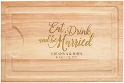 Personalized Maple Wood Cutting Board - Custom Bless This Food - Family Name Engraved On 12" W X 17" L X 3/4" H North American Maple - Made In USA 9 Personalized Maple Wood Cutting Board - Custom Bless This Food - Family Name Engraved On 12" W X 17" L X 3/4" H North American Maple - Made In USA -Peugeot Shop 41U8PJk4xKL. AC