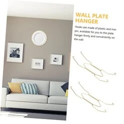 4pcs Black Decor White Utensil Holder Black Metal Invisible Plate Hanger Plate Hangers For The Wall Plate Wall Mount Stickers Picture Photo Wall Tray Silk Board 7 4pcs Black Decor White Utensil Holder Black Metal Invisible Plate Hanger Plate Hangers For The Wall Plate Wall Mount Stickers Picture Photo Wall Tray Silk Board -Peugeot Shop 41U9ckudVmL