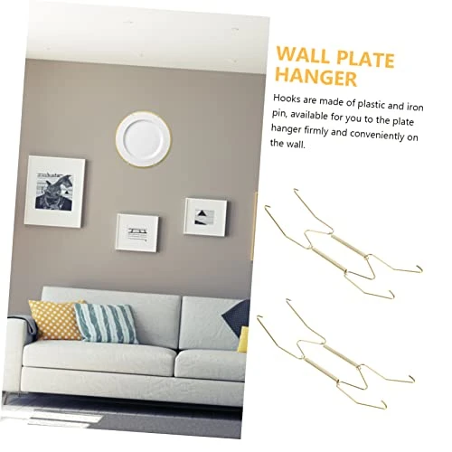4pcs Black Decor White Utensil Holder Black Metal Invisible Plate Hanger Plate Hangers For The Wall Plate Wall Mount Stickers Picture Photo Wall Tray Silk Board 3 4pcs Black Decor White Utensil Holder Black Metal Invisible Plate Hanger Plate Hangers For The Wall Plate Wall Mount Stickers Picture Photo Wall Tray Silk Board - Image 3