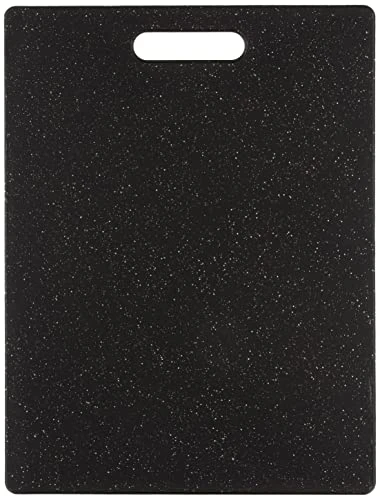 Grippboard Cutting Board With Non-Slip Feet, 11 By 14.5 Inches, Dark Granite Pattern And Black 1 Grippboard Cutting Board With Non-Slip Feet, 11 By 14.5 Inches, Dark Granite Pattern And Black