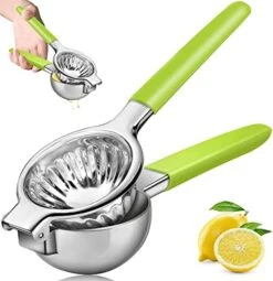 Lemon Squeezer, Anti-Corrosion Stainless Steel Extra Large Manual Lemon Juicer Squeezer With Solid Metal Squeezer Bowl, Lime Squeezer & Citrus Press Juicer For Juicing Lemons & Limes, Black -Peugeot Shop 41UAzW2cneL. AC