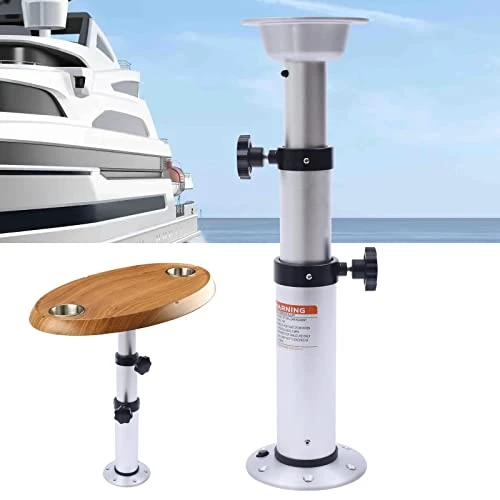 Adjustable Table Pedestal Stand Base For RV Marine Boat Caravan Motorhome, 16.9-29.1 Inch 1 Adjustable Table Pedestal Stand Base For RV Marine Boat Caravan Motorhome, 16.9-29.1 Inch