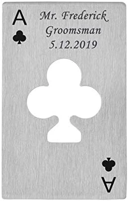 Bottle Opener, Yoption 10pcs Stainless Steel Credit Card Size Casino Beer Bottle Opener For Wedding Party Groomsmen Bridesmaid Gifts 9 Bottle Opener, Yoption 10pcs Stainless Steel Credit Card Size Casino Beer Bottle Opener For Wedding Party Groomsmen Bridesmaid Gifts - Image 9