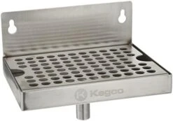Kegco KC DP-64-D Drip Tray, 6", Stainless Steel -Peugeot Shop 41UKGboGx8L. AC