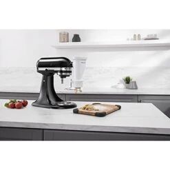KitchenAid KSMPEXTA Gourmet Pasta Press Attachment With 6 Interchangeable Pasta Plates, White -Peugeot Shop 41UMS76VnzL