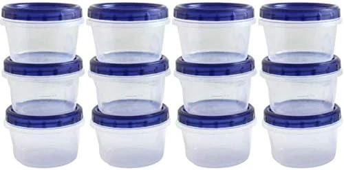 Twist Top Food Deli Containers Screw And Seal Lid 16 Oz Stackable Reusable Plastic Storage Container 12 Pack. 7 Twist Top Food Deli Containers Screw And Seal Lid 16 Oz Stackable Reusable Plastic Storage Container 12 Pack. - Image 7