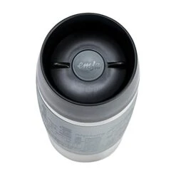 Emsa Msa N20131 Travel Mug Thermo/Insulated Stainless Steel 0.5 Litres Hot 4 Hours Cold 8 Hours BPA Free 100% Leak Proof Dishwasher Safe 360° Drinking Opening Grey -Peugeot Shop 41UiRmes2WL