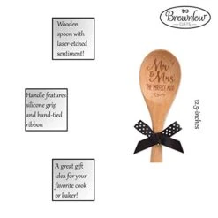 Wooden Spoon With Sentiment, Mr. And Mrs. The Perfect Mix -Peugeot Shop 41UkS57qsNL