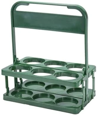 CASCAB Plastic Beer Portable Folding Basket Basket Foldable 6-Pack Beer Bottle Caddy Bucket Holder For Daily Use,C 6 CASCAB Plastic Beer Portable Folding Basket Basket Foldable 6-Pack Beer Bottle Caddy Bucket Holder For Daily Use,C - Image 6