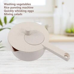 Salad Spinner,Multifunction BPA Free Vegetable Washer With Handle And Drain Basket Suitable For Home And Kitchen -Peugeot Shop 41UqynnGYtL
