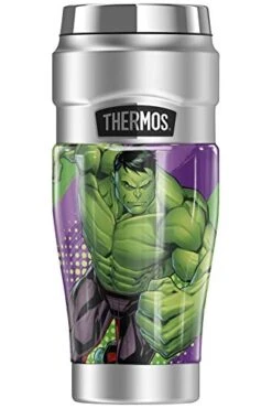 Thermos MARVEL - Hulk Incredible STAINLESS KING Stainless Steel Travel Tumbler, Vacuum Insulated & Double Wall, 16oz