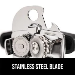 Heavy Duty Stainless Steel Smooth Edge Manual Hand Held Can Opener With Soft Touch Handle, Rust Proof Oversized Handheld Easy Turn Knob, Best Large Lid Openers For Kitchen, Black 16 Heavy Duty Stainless Steel Smooth Edge Manual Hand Held Can Opener With Soft Touch Handle, Rust Proof Oversized Handheld Easy Turn Knob, Best Large Lid Openers For Kitchen, Black -Peugeot Shop 41UuSxhNBmL