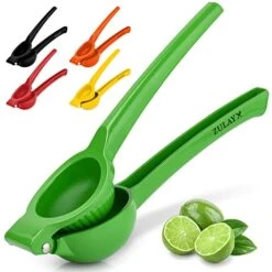 Premium Quality Metal Lime Squeezer, Citrus Juicer, Manual Press For Extracting The Most Juice Possible - Lime Juicer (Green)