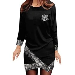 Pullover Sweatshirts For Women Cute Fashion Christmas Print Long Sleeve Plus Size Sweatshirts Pullover Top Fall Clothes