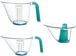 KitchenAid KO298OSAQA Gourmet Measuring Jugs, Set Of 3, Aqua Sky -Peugeot Shop 41VBpbdISxL. AC