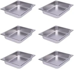 4 Pcs Hotel Pan Steam Table Pans With Lid, 4" Deep Full Size Stainless Steel Food Pan With Cover, Buffet Servers Pans Food Warmer Catering Pan Hot Steam Tray Water Pan For Restaurant Commercial 19 4 Pcs Hotel Pan Steam Table Pans With Lid, 4" Deep Full Size Stainless Steel Food Pan With Cover, Buffet Servers Pans Food Warmer Catering Pan Hot Steam Tray Water Pan For Restaurant Commercial -Peugeot Shop 41VHMl26 0L. AC