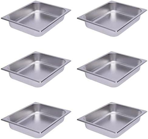 4 Pcs Hotel Pan Steam Table Pans With Lid, 4" Deep Full Size Stainless Steel Food Pan With Cover, Buffet Servers Pans Food Warmer Catering Pan Hot Steam Tray Water Pan For Restaurant Commercial 8 4 Pcs Hotel Pan Steam Table Pans With Lid, 4" Deep Full Size Stainless Steel Food Pan With Cover, Buffet Servers Pans Food Warmer Catering Pan Hot Steam Tray Water Pan For Restaurant Commercial - Image 8