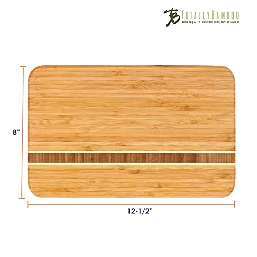 Aruba Bamboo Serving And Cutting Board, 12-1/2" X 8" 3 Aruba Bamboo Serving And Cutting Board, 12-1/2" X 8" - Image 3