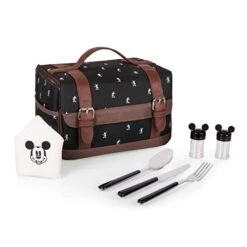 - A Picnic Time Brand - Disney Mickey Mouse Lunch Bag (Mickey Mouse Step & Repeat Pattern)