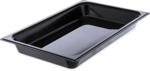 Carlisle FoodService Products 3086003 StorPlus High Heat Food Pan, 2.5" Deep, Third Size, Black, 1/3 Size (Pack Of 6) 12 Carlisle FoodService Products 3086003 StorPlus High Heat Food Pan, 2.5" Deep, Third Size, Black, 1/3 Size (Pack Of 6) - Image 12