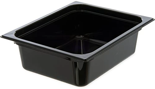 Carlisle FoodService Products 3086003 StorPlus High Heat Food Pan, 2.5" Deep, Third Size, Black, 1/3 Size (Pack Of 6) 9 Carlisle FoodService Products 3086003 StorPlus High Heat Food Pan, 2.5" Deep, Third Size, Black, 1/3 Size (Pack Of 6) - Image 9