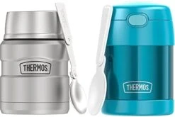 Thermos 16 Ounce Stainless Steel Food Jar, Matte Blue -Peugeot Shop 41VpYU8QVEL. AC