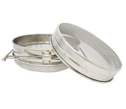 Thaoya Stainless Steel Honey Strainer Double Sieve For Honey Processing, Beekeeping Equipment Filter