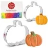 Pumpkin Cookie Cutters 2-pc Set Made In USA By Ann Clark