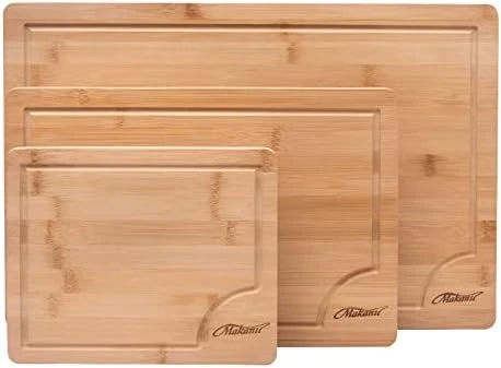 Bamboo Cutting Board Large 15 Inch, With Juice Groove, Handles On Both Sides For Easy Pick Up, Smooth Surface, For Kitchen And Party, Cut Raw Food Such As Meat, Beef And Chicken 9 Bamboo Cutting Board Large 15 Inch, With Juice Groove, Handles On Both Sides For Easy Pick Up, Smooth Surface, For Kitchen And Party, Cut Raw Food Such As Meat, Beef And Chicken - Image 9