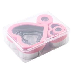 Heart Cookie Cutter Set,9 Piece Heart Shapes Stainless Steel Cookie Cutters Mold For Cakes Biscuits And Sandwiches,0.98"/1.45"/1.57"/1.96"/2.04"/2.32"/2.75"/3.18"/3.74" Assorted Sizes -Peugeot Shop 41VyqoJl6GL