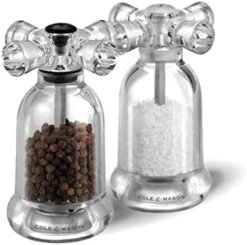 Cole & Mason OLE & MASON Tap Salt And Pepper Grinder Set - Acrylic Mills Include Precision Mechanisms And Premium Sea Salt And Peppercorns -Peugeot Shop 41VzHl37OKL. AC