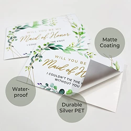 Set Of 10 Bridal Party Mini Champagne Labels, 8 Bridesmaid Labels And 2 Maid Of Honor Labels, Bridesmaid Proposal, Bridal Party Favors, Ideas, And Gifts 3 Set Of 10 Bridal Party Mini Champagne Labels, 8 Bridesmaid Labels And 2 Maid Of Honor Labels, Bridesmaid Proposal, Bridal Party Favors, Ideas, And Gifts - Image 3