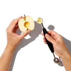 OXO Good Grips Melon Baller Silver & Good Grips Mango Slicer With Scoop -Peugeot Shop 41W7U0V4oeL 1