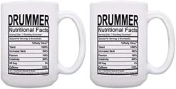 Drummer Gifts Drummer Nutritional Facts Label Percussion Drum Player Gift 11oz Ceramic Coffee Mug Tea Cup White 16 Drummer Gifts Drummer Nutritional Facts Label Percussion Drum Player Gift 11oz Ceramic Coffee Mug Tea Cup White -Peugeot Shop 41WCnYzDRjL. AC