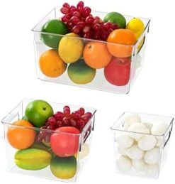 2 Pack Round Plastic Rotating Turntable Organizers -Clear Lazy Susan Organizer Container Bins For Cabinet, Pantry, Fridge, Countertop, Kitchen, Vanity - Spinning Organizer For Spices, Condiments -Peugeot Shop 41WFxHUcl7L. AC