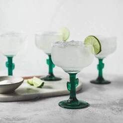 Libbey Cactus Margarita Glasses, 16-ounce, Set Of 4 -Peugeot Shop 41WIwQBSShL