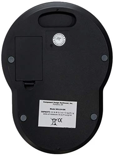 ProAccurate Digital Kitchen Scale, 11 Lb, Black 3 ProAccurate Digital Kitchen Scale, 11 Lb, Black - Image 3