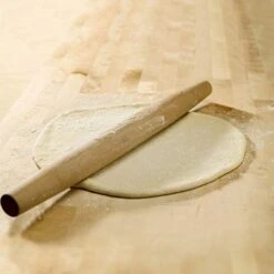 French Rolling Pin (18 Inches) –WoodenRoll Pin For Fondant, Pie Crust, Cookie, Pastry, Dough –Tapered Design & Smooth Construction - Essential Kitchen Utensil -Peugeot Shop 41WLIRONuoL