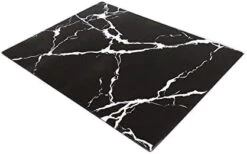 Glass Cutting Board, 16 * 12 Inch Set Of 1 Tempered Glass Cutting Board, Decorative Square Marble Chopping Board For Kitchen, Scratch, Heat, Shatter Resistant Cutting Mat (Mosaic) -Peugeot Shop 41WV66bi01L. AC