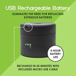 GENERIC DE Handheld Electric Dry Herb Grinder Spice Grinder USB Rechargeable Black 10 GENERIC DE Handheld Electric Dry Herb Grinder Spice Grinder USB Rechargeable Black -Peugeot Shop 41WeWNltM0L