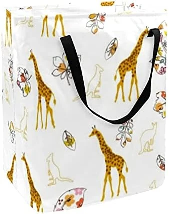 Laundry Hamper Basket Collapsible Large Clothes Basket Storage Basket Waterproof With Circle 8 Laundry Hamper Basket Collapsible Large Clothes Basket Storage Basket Waterproof With Circle - Image 8