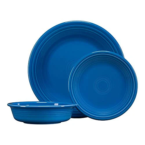 Fiesta 3-pc. Classic Dinnerware Set Lapis 1 Fiesta 3-pc. Classic Dinnerware Set Lapis