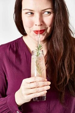 Alm Glass Straws - 6x Reusable 8 Inch Drinking Straws Clear + Plastic-Free Cleaning Brush - Made In Germany - Dishwasher Safe - Straight - Perfect For Smoothies, Cocktails 11 Alm Glass Straws - 6x Reusable 8 Inch Drinking Straws Clear + Plastic-Free Cleaning Brush - Made In Germany - Dishwasher Safe - Straight - Perfect For Smoothies, Cocktails -Peugeot Shop 41WoWhSIAIL