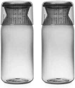 Brabantia Storage Jar With Measuring Cup, 1.3L, Mint, 9.4 X 9.4 X 24 Cm -Peugeot Shop 41X0f4OuQsL. AC